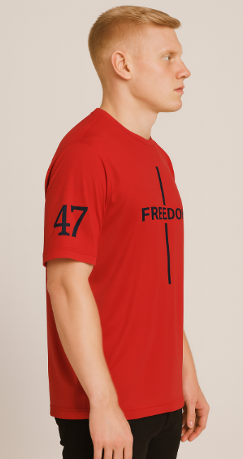 Red Freedom Dri-fit  Pull Over