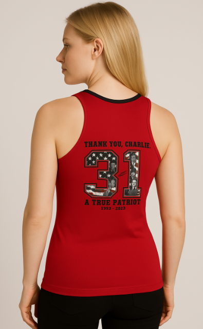 Red Freedom Tank Top